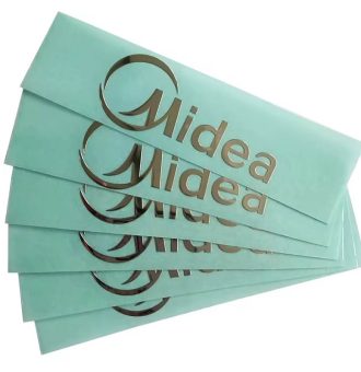 3d adhesive metal uv transfer label sticker