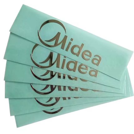 3d adhesive metal uv transfer label sticker