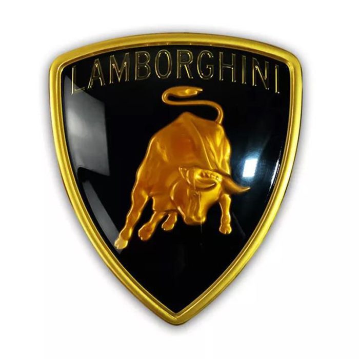 logotipo do carro de sinalização automotiva lamborghini