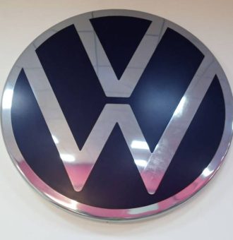 volkswagen automotive signage vw car logo
