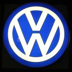 volkswagen automotive signage vw car logo