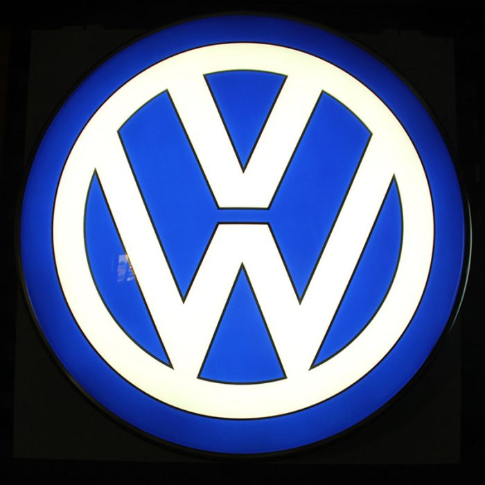 sinalização automotiva volkswagen logotipo do carro vw