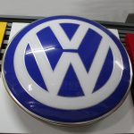 volkswagen automotive signage vw car logo