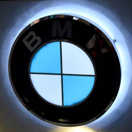 bmw automotive signage led car logo