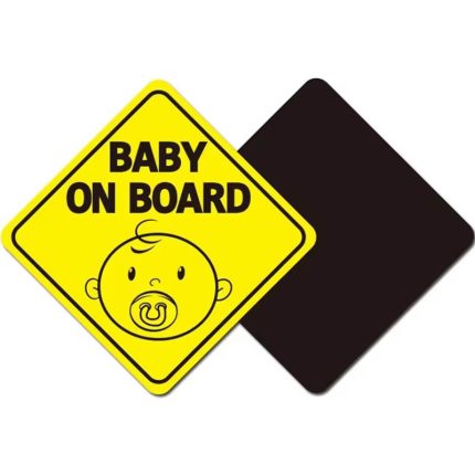 Bebé a bordo etiqueta engomada del coche signo de ventana