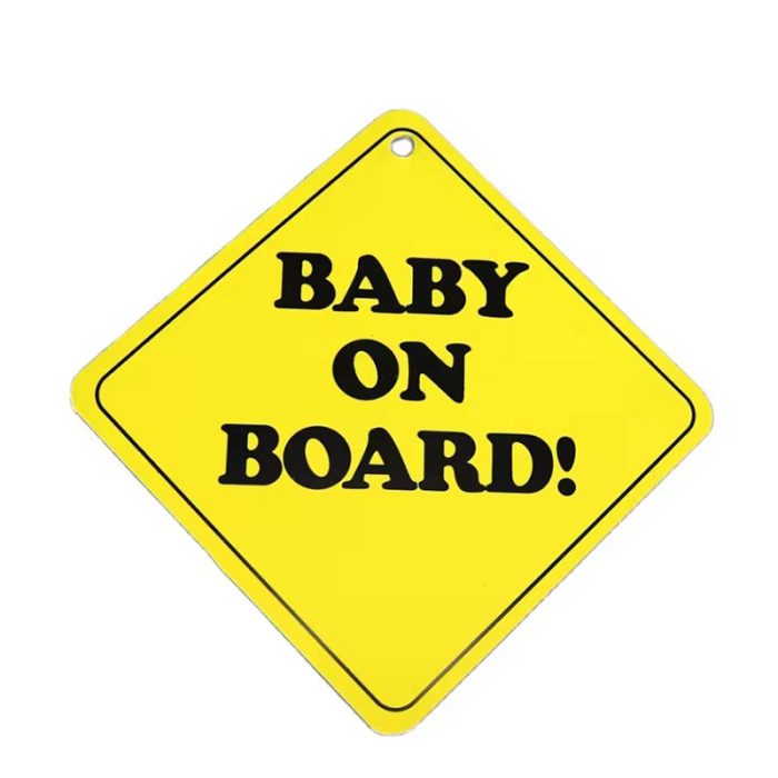 baby on board car sticker