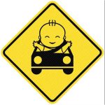 baby on board car sticker