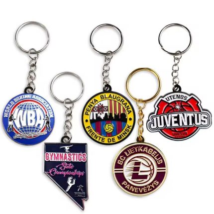 Metal Enamel Keychain Zinc Alloy Key Chains