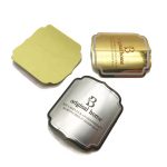 etiquetas adhesivas de metal para botellas de vino