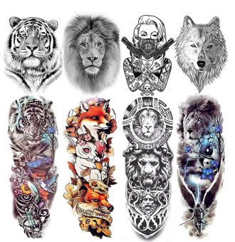 autocollant de tatouages ​​semi-permanents à base de plantes