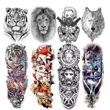 pegatina de tatuajes semipermanentes a base de hierbas