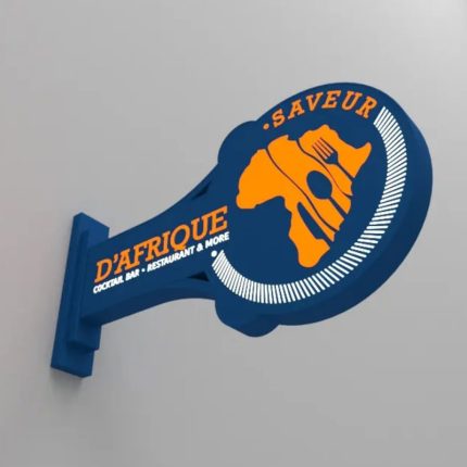 panneau lumineux extérieur en acrylique