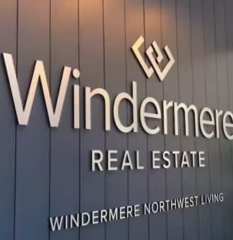brushed stainless steel letter sign