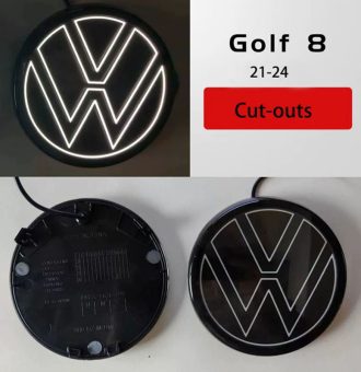 volkswagen golf 8 illuminated logo