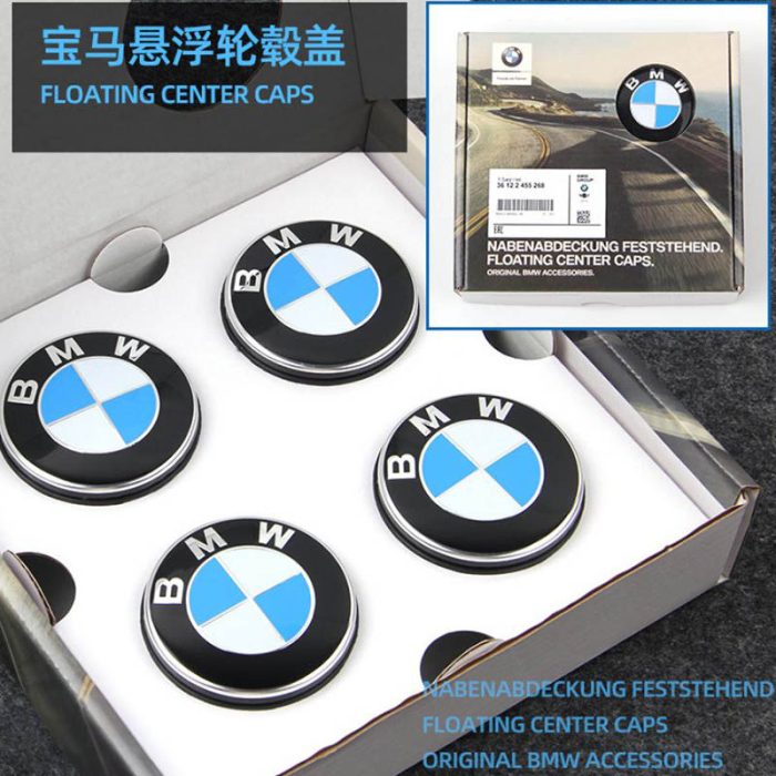Tampa central de roda flutuante para automóvel BMW