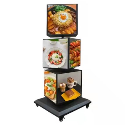 4 sided menu board rotating light box