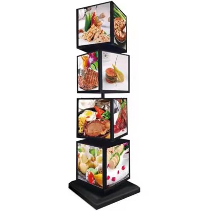 4 sided menu board rotating light box