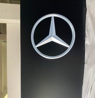 mercedes benz automotive signage