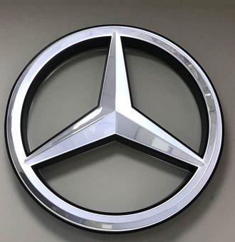 mercedes benz automotive signage