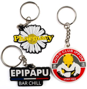 2d 3d keychain soft pvc key chain