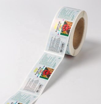 custom printed packaging label sticker