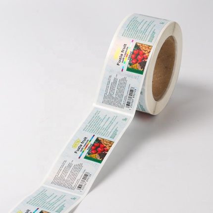 Etiqueta adesiva personalizada para embalagem