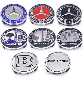 75mm mercedes benz car wheel caps