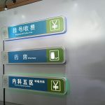 Sinalização de saída com display luminoso LED