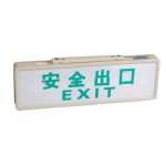 Sinalização de saída com display luminoso LED