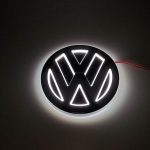 Logótipo da Volkswagen na luz traseira LED 5D