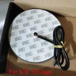 Logótipo da Volkswagen na luz traseira LED 5D