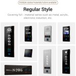 electric hotel door sign plate doorplate