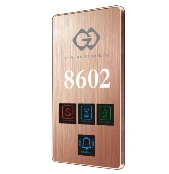 elektroniczna tabliczka na drzwi hotelowe