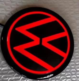 volkswagen tiguan car rear led emblem