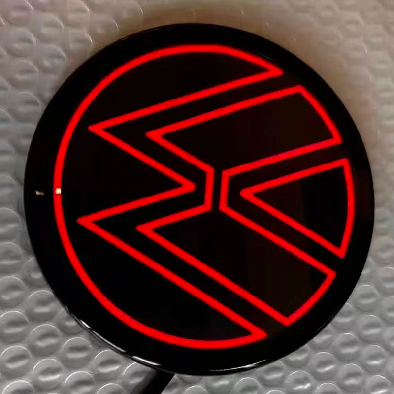 volkswagen tiguan car rear led emblem