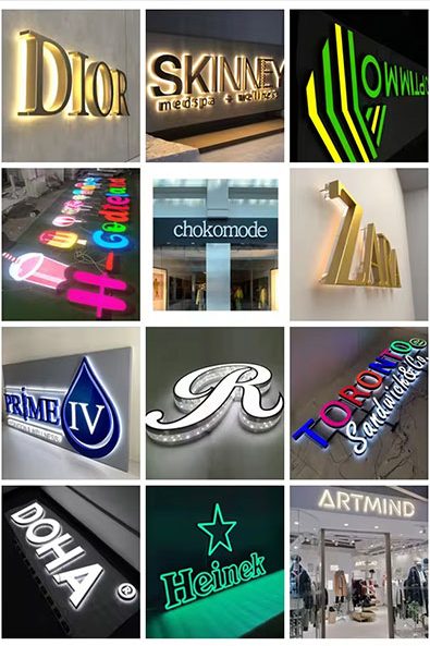 Led letter sign custom